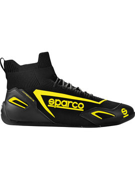 Sparco Hyperdrive SimRacing Schuhe Schwarz-Gelb