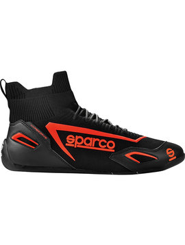 Sparco Hyperdrive SimRacing Chaussures Noir-Rouge