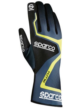 Sparco Rush Handschuhe Grau Gelb