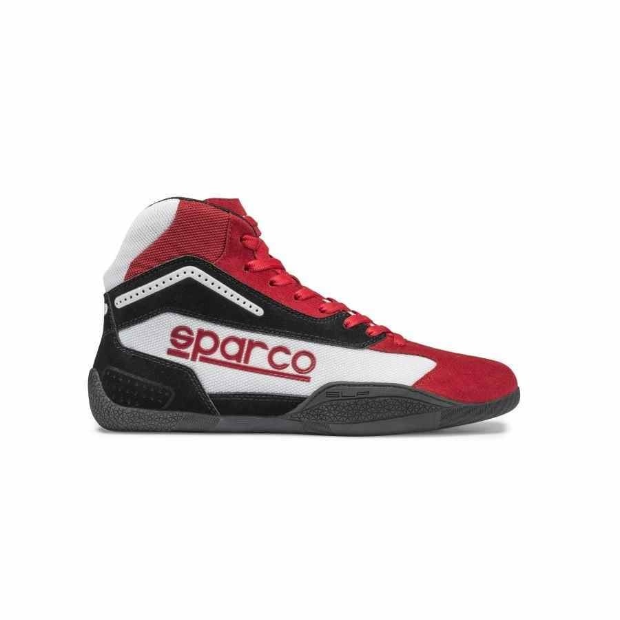 Sparco Shoes Gamma KB-4 Red White - Racing Fashion