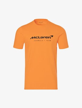 McLaren FW Man T-Shirt Core Essential Full Logo Papaya