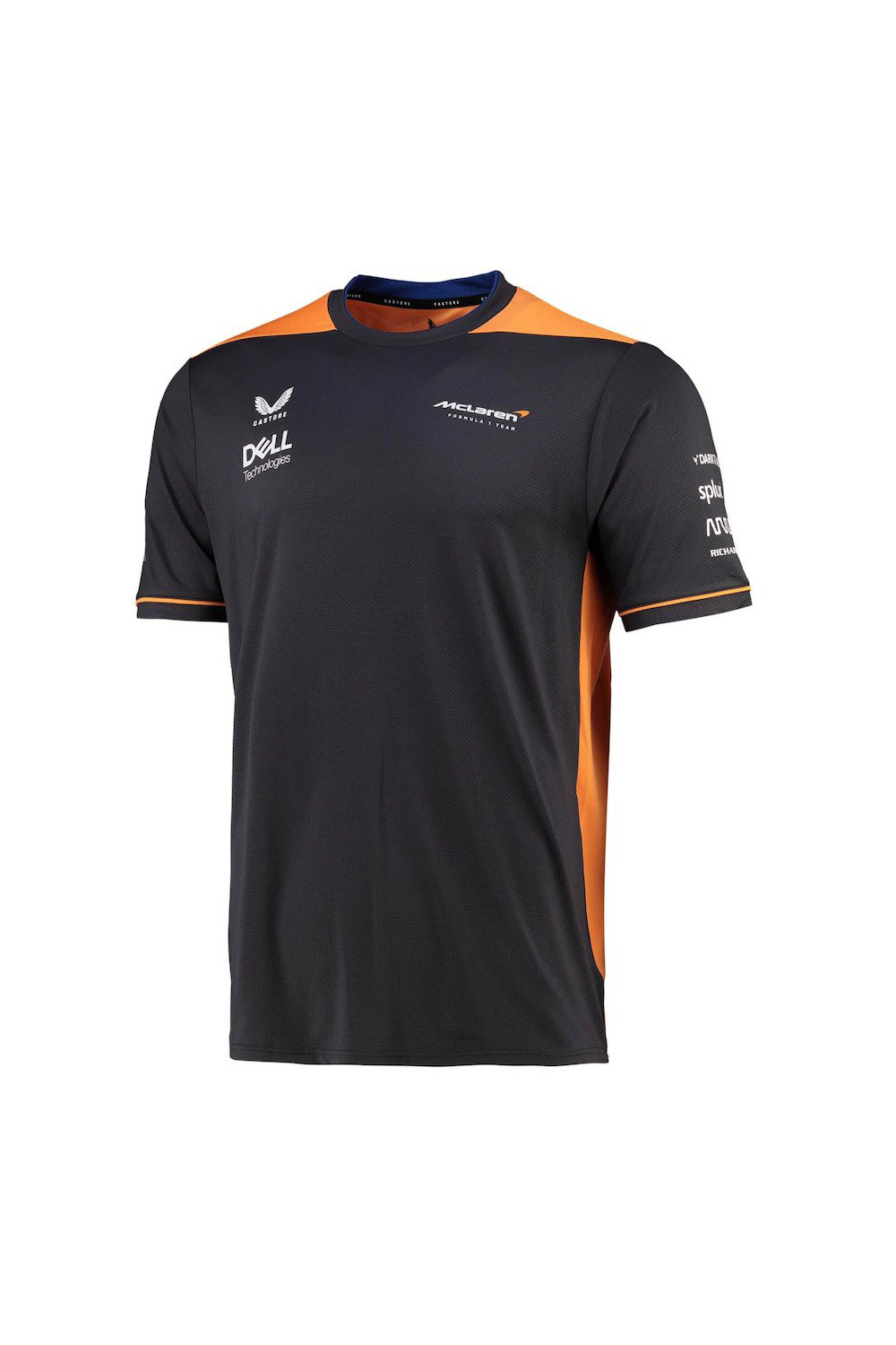 McLaren Herren Team Set Up T-Shirt Grau Orange 2022