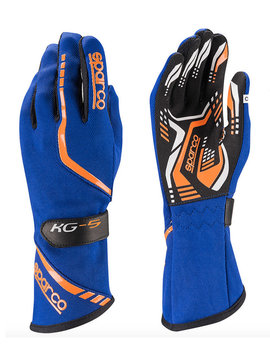 Sparco Torpedo KG-5 2016 Handschuhe Blau Orange