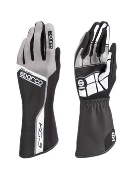 Sparco Track KG-3 2018 Handschuhe Schwarz Grau