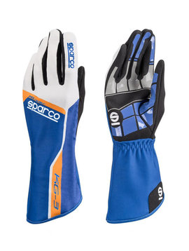 Sparco Track KG-3 2018 Gloves Blue Orange