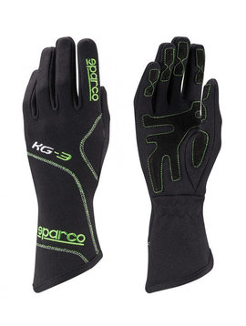 Sparco Blizzard KG-3 Gloves Black Green 2016