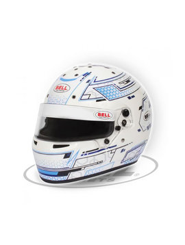 Bell Helmets RS7-K Stamina Casque Blanc Bleu