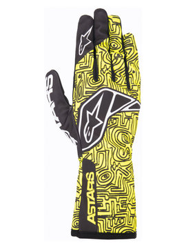 Alpinestars Tech-1K Race V2 Gants Vertical Jaune/Noir