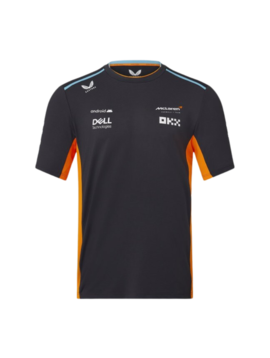 McLaren Herren Team Set Up T-Shirt Grau Orange 2023