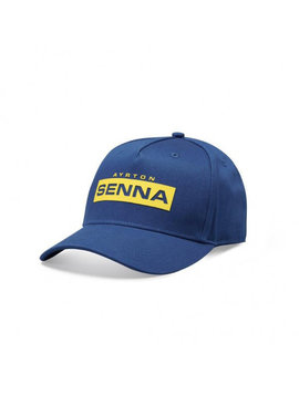 Ayrton Senna Casquette Logo - Navy