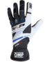 OMP KS-3 Handschuhe Schwarz/Blau/Weiß