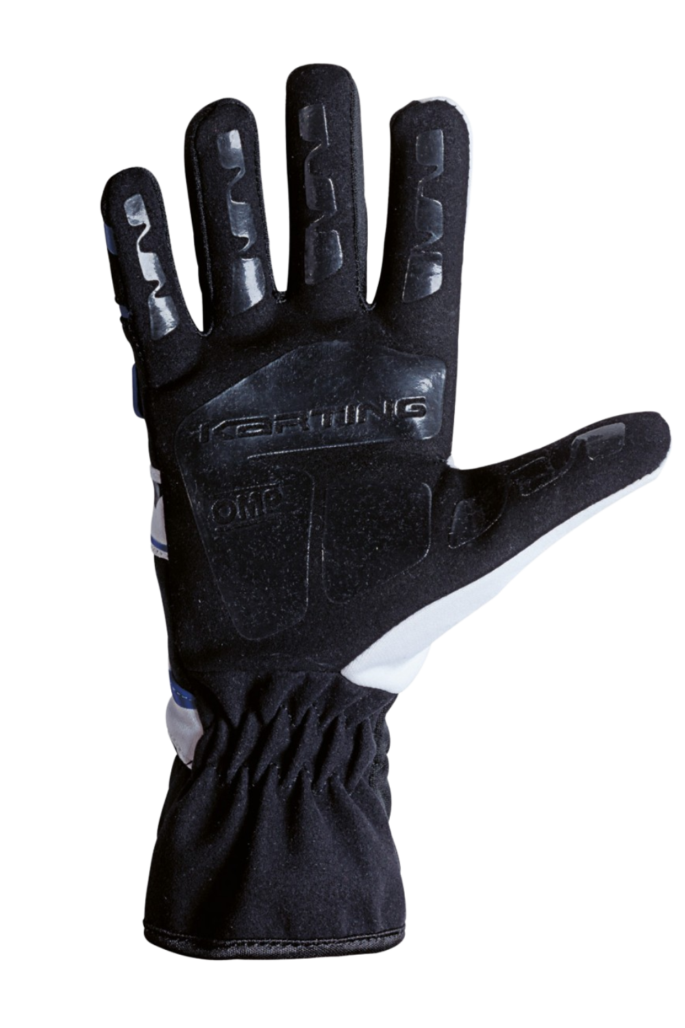 OMP KS-3 Handschuhe Schwarz/Blau/Weiß