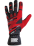 OMP KS-3 Gants Noir/Rouge