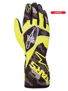 Alpinestars Tech-1K Race Junior V2 Camo Fluo Geel Zwart