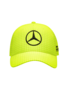 Mercedes AMG Petronas Driver Hamilton Kappe - Neongelb