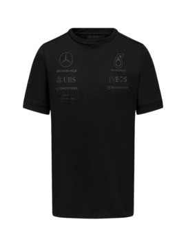 Veste homme imperméable noir Team Mercedes AMG F1 2023