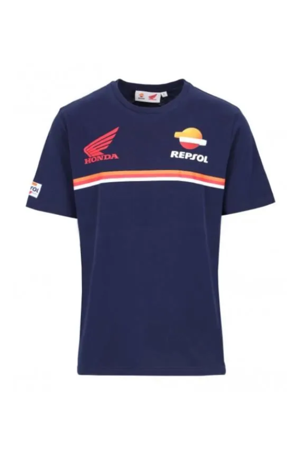 Repsol Mens T Shirt Blue