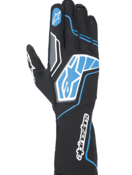 Alpinestars Tech-1 KX V4 Gants Noir/Bleu