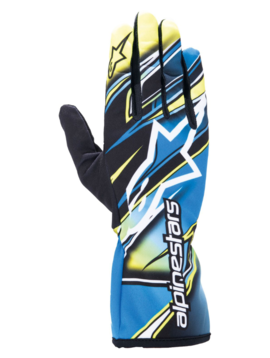 Alpinestars Tech-1K Race V2 Gloves Competition Yellow/Blue