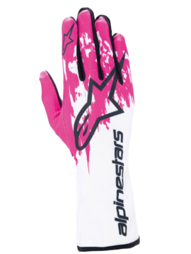 Alpinestars Tech-1K V3 Gloves White/Pink