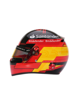 Ferrari Miniatur-Helm Carlos Sainz 2023 1:2