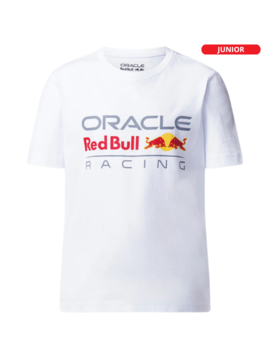 RedBull T-shirt groot logo voor kinderen - Wit