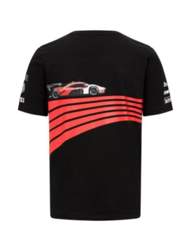 Porsche Penske Offizielle T-shirt - Schwarz