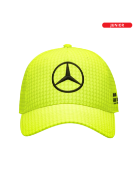 Mercedes Driver Kids Cap Neon Yellow