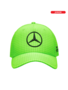 Mercedes AMG Petronas Driver Hamilton Kappe Kind - Neongrün