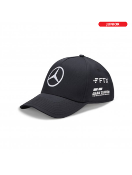 Mercedes Casquette Baseball Hamilton 2022 Kids - Noir