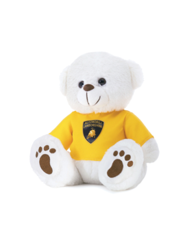 Lamborghini Squadra Corse Teddy 20cm Weiß / Gelb