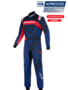 Alpinestars KMX-9 V3 Graph 5 Kinder Kart Anzug Dunkelblau/Rot