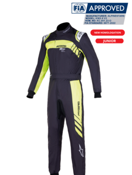 Alpinestars KMX-9 V3 Graph 3 Junior Black/Yellow