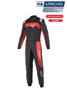 Alpinestars KMX-9 V3 Graph 3 Junior Noir/Rouge