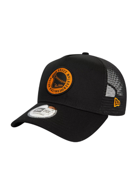 McLaren Racing Cap Woven Patch Trucker OSFM Adults Black/Papaya