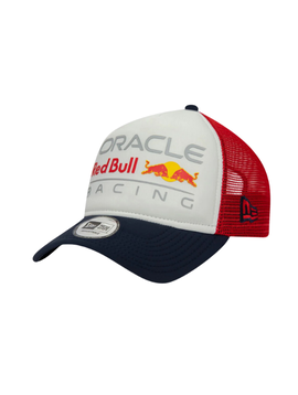 RedBull Racing Casquette Block New Era Trucker Blanc/Night Sky/Rouge