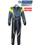 Sparco Prime K Advanced Enfant Combinaison Jaune Noir