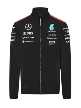 Mercedes Softshell Jacket Mens 2024 - Black