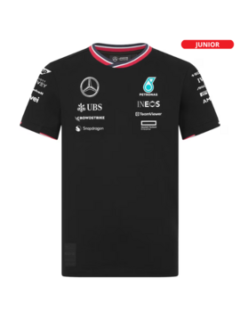 Mercedes T-Shirt Driver 2024  Kinder - Schwarz