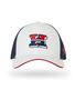 Honda HRC Racing Fan Logo Casquette - Blanc Bleu Marine