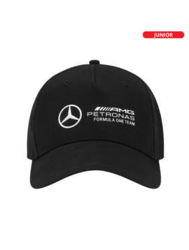 Mercedes AMG Petronas Large Logo 2024 Kids Cap - Black