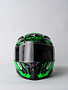 Karttech Helmet Leopard V2 Green Black
