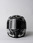 Karttech Helm Leopard V2 Grau Schwarz
