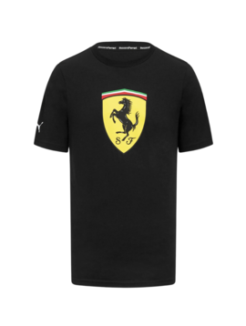 Ferrari T-Shirt Grand Blason Noir