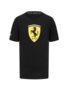 Ferrari T-Shirt Groot Schild Zwart