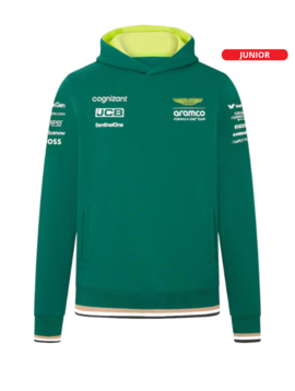 Aston Martin Team F1 Aramco Hoodie Kind - Grün