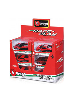 Ferrari 1:43 Burago Street Cars Mixed 24pc