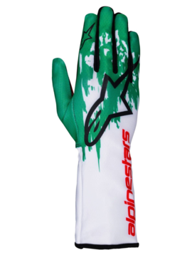 Alpinestars Tech-1K V3 Handschuhe Weiß Grün
