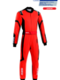 Sparco Thunder Advanced Overall Rot Schwarz für Kinder