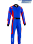 Sparco Thunder Advanced Overall Blauw Rood